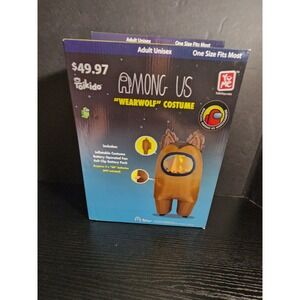 Among Us Wearwolf Inflatable Costume Adult Unisex One Size Fits Most Toikido